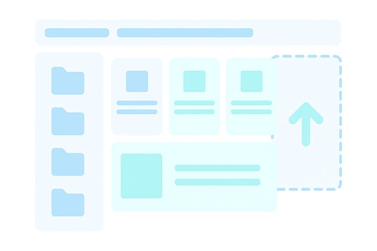 Kategorie katalogu - správa sekcí na stránce