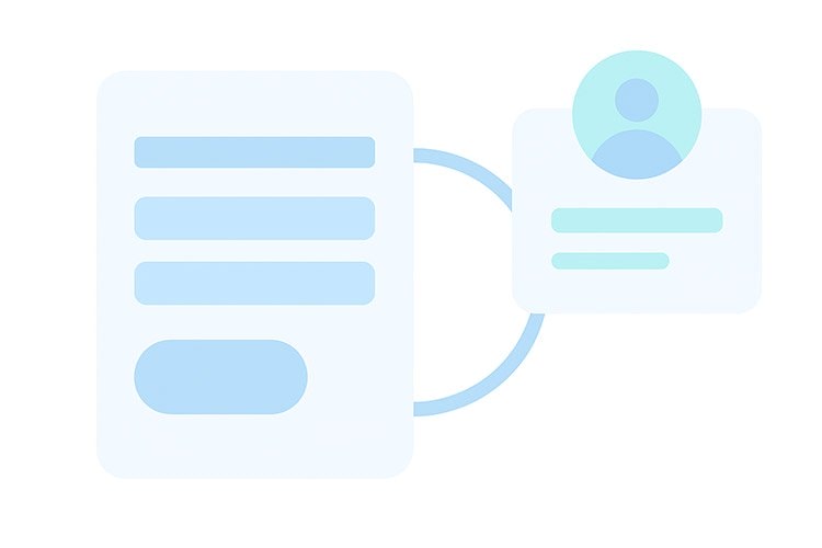 Formuláře - provázání s kontaktními osobami
